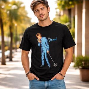 Rod Stewart Vintage 90s Concert T-Shirt Black Tour Tee All Night Men’s M